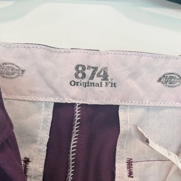 Dickies 874 Original Fit Purple Pants - Picture 2 of 2